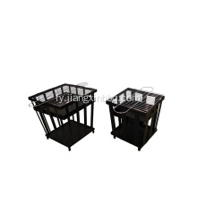 Fire Basket mei Grill Black High-temp Painting